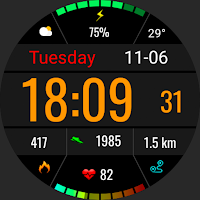 Digital Facon Watch Face