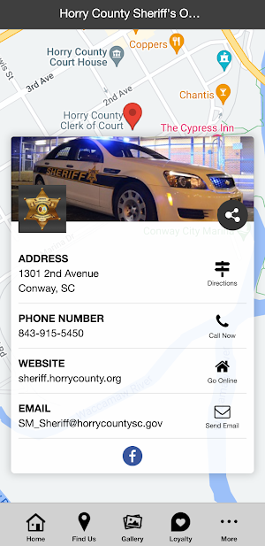 Horry County Sheriff's Office Screenshot 1