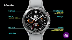 JW046 jwstudio watchface Screenshot 1