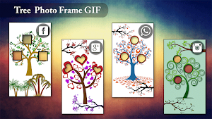 Tree Collage GIF Photo Frame Editor Screenshot 1
