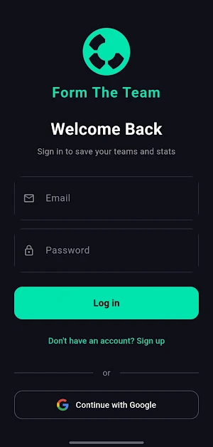 Form The Team Screenshot 0