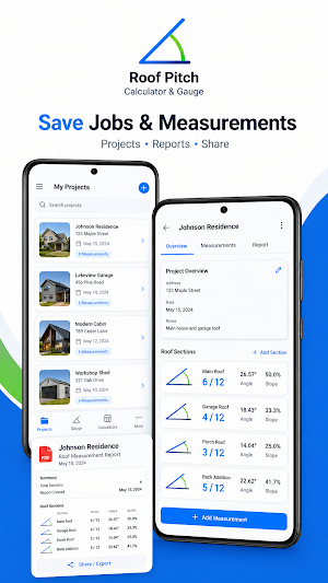 Roof Pitch Calculator & Gauge Screenshot 3