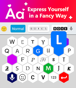 Stylish Text Font Keyboard Screenshot 0