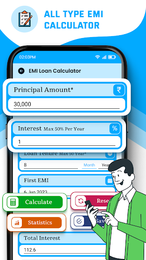 Loan EMI Calculator Screenshot 1