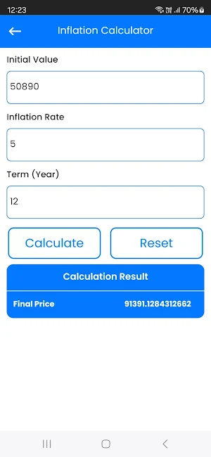 LoanPrime: EMI Loan Calculator Screenshot 2
