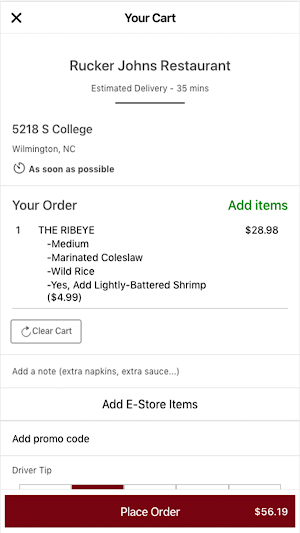 Cape Fear Delivery Screenshot 3