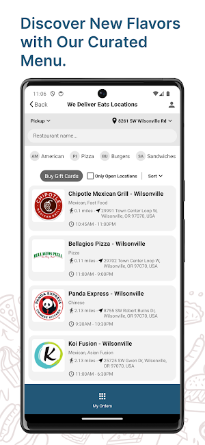 We Deliver Eats Screenshot 1