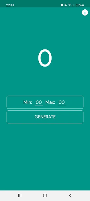 Random Number Generator Screenshot 1