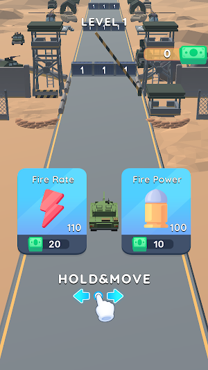 Tank Gun Run 3D - Tank Game Screenshot 0