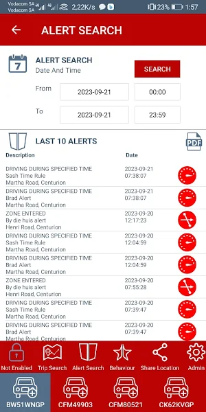 Vodatrack Screenshot 2