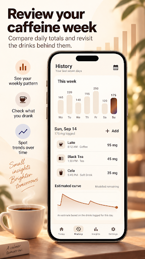 Caffeine Tracker: Sleep Cutoff Screenshot 3
