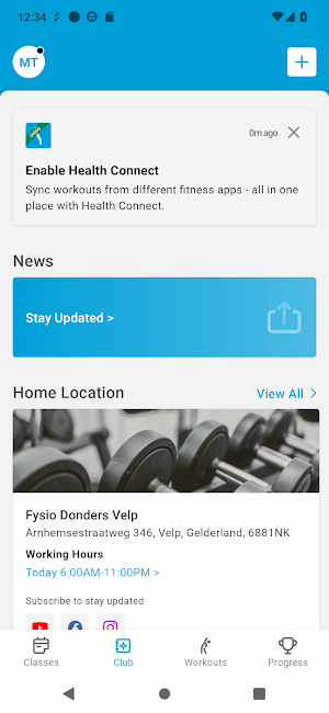 Fysio Donders Fitness Screenshot 2