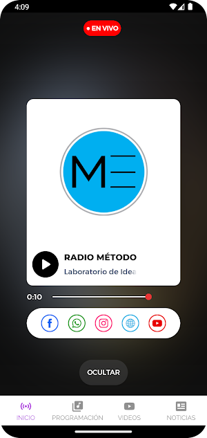 Radio Método Screenshot 2