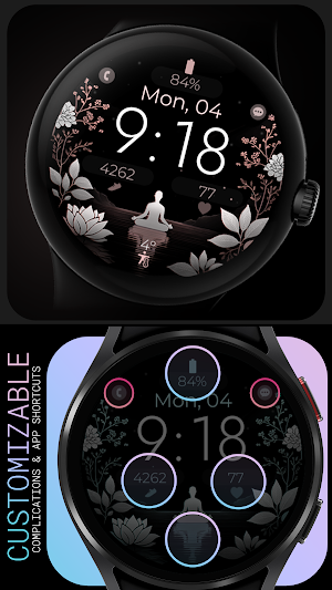 Serene Zen v2 watch face Screenshot 2