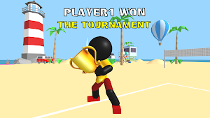 Stickman Beach Volleyball Screenshot 3