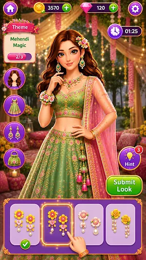 Indian Wedding Dress up Game Screenshot 2