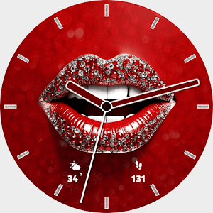 Lips Vector Design Watch Faces Screenshot 3