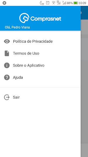 Comprasnet Mobile Screenshot 2