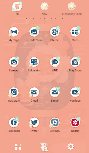 Mid-Autumn Bunny Theme +HOME Screenshot 2