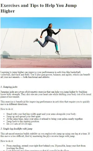 How to Do Jump Higher Training Screenshot 0