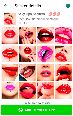 Lips Stickers for WhatsApp Screenshot 2