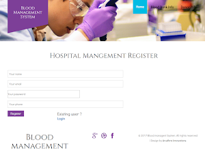 Blood Management Screenshot 1