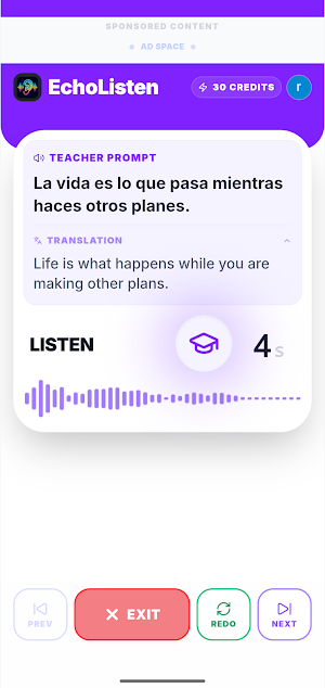 EchoListen Screenshot 1