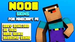 Noob Skins For Minecraft PE Screenshot 0