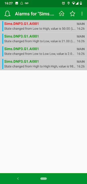 Geo SCADA Mobile Screenshot 1