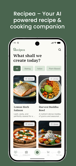 Recipea: AI Recipe Saver Screenshot 0