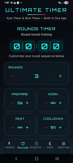 Ultimate Timer: Gym Timer Screenshot 1