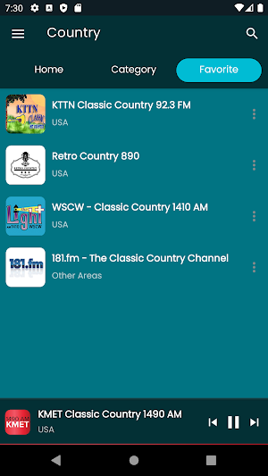 Radio country music Screenshot 3