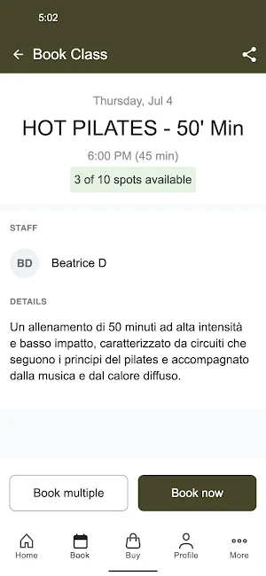 HY Sweat Studio Screenshot 2
