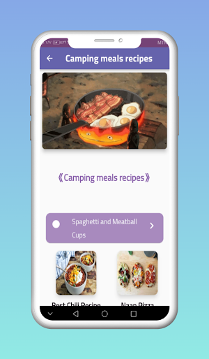 Camping Meals Screenshot 0