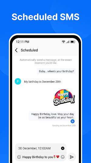 Messages: Text Messaging Screenshot 2