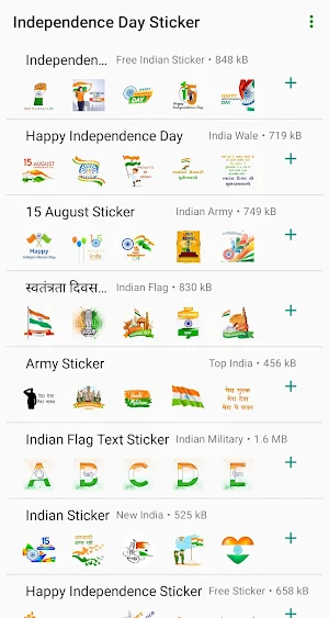 Independence Day Sticker Screenshot 0