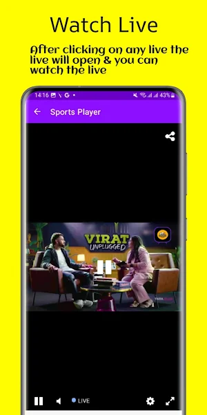 Sports Unlimited - Sports App Screenshot 2