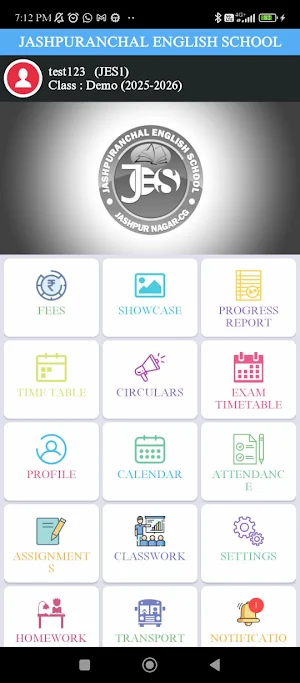 JashPuranchal English School Screenshot 1