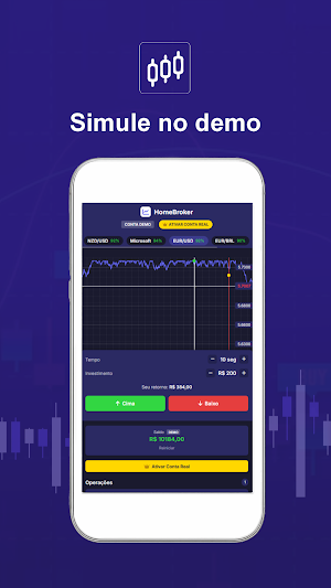 Home broker - Trader de Opções Screenshot 2