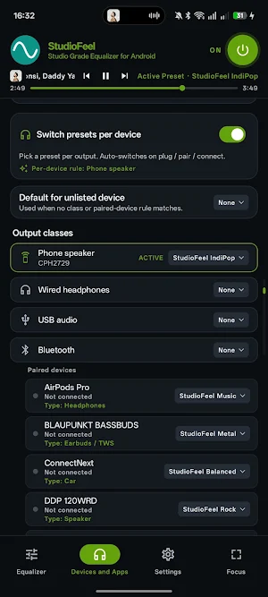 StudioFeel Equalizer & Bass Screenshot 3