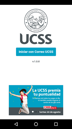 UCSS Móvil 13 Screenshot 1