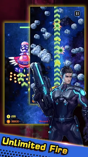 Galaxy Shooter-Storm Aircraft Raiden Alien Invader Screenshot 2
