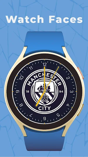 Man City Watch Face, Wallpaper Screenshot 3