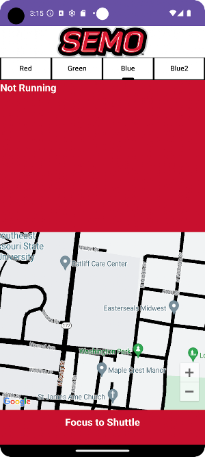 SEMO Shuttle Tracker Screenshot 1