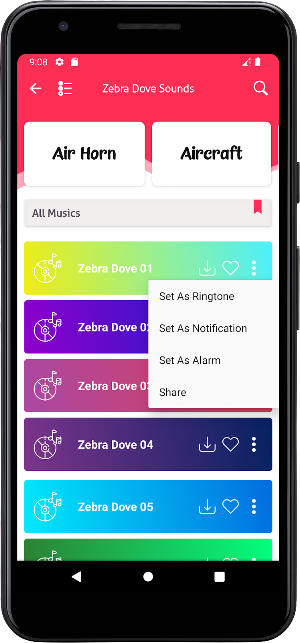 Zebra Dove Sounds Screenshot 3