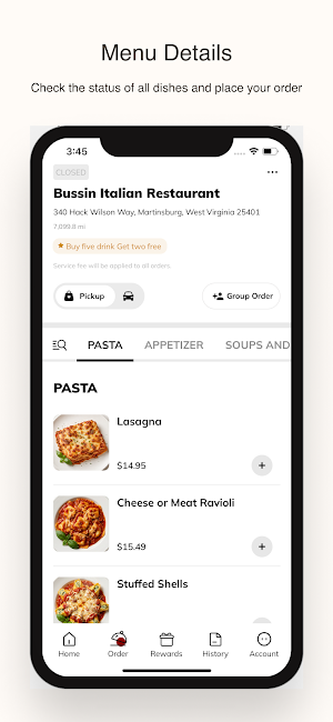Bussin Italian Restaurant Screenshot 1