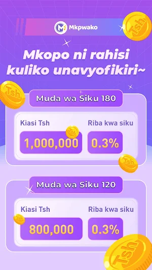 Mkpwako-Mkopo Salama na Rahisi Screenshot 0