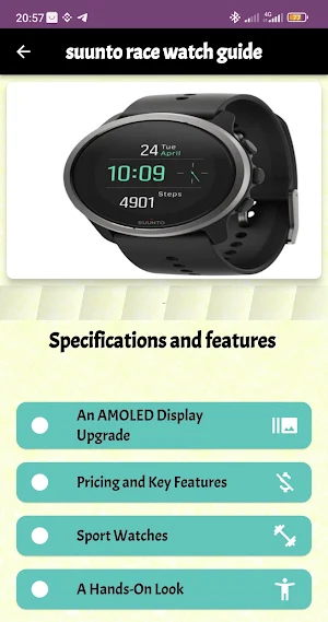 suunto race watch guide Screenshot 3