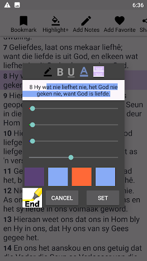 Afrikaans Bible Die Bybel Screenshot 3