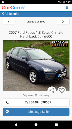 CarGurus Screenshot 2